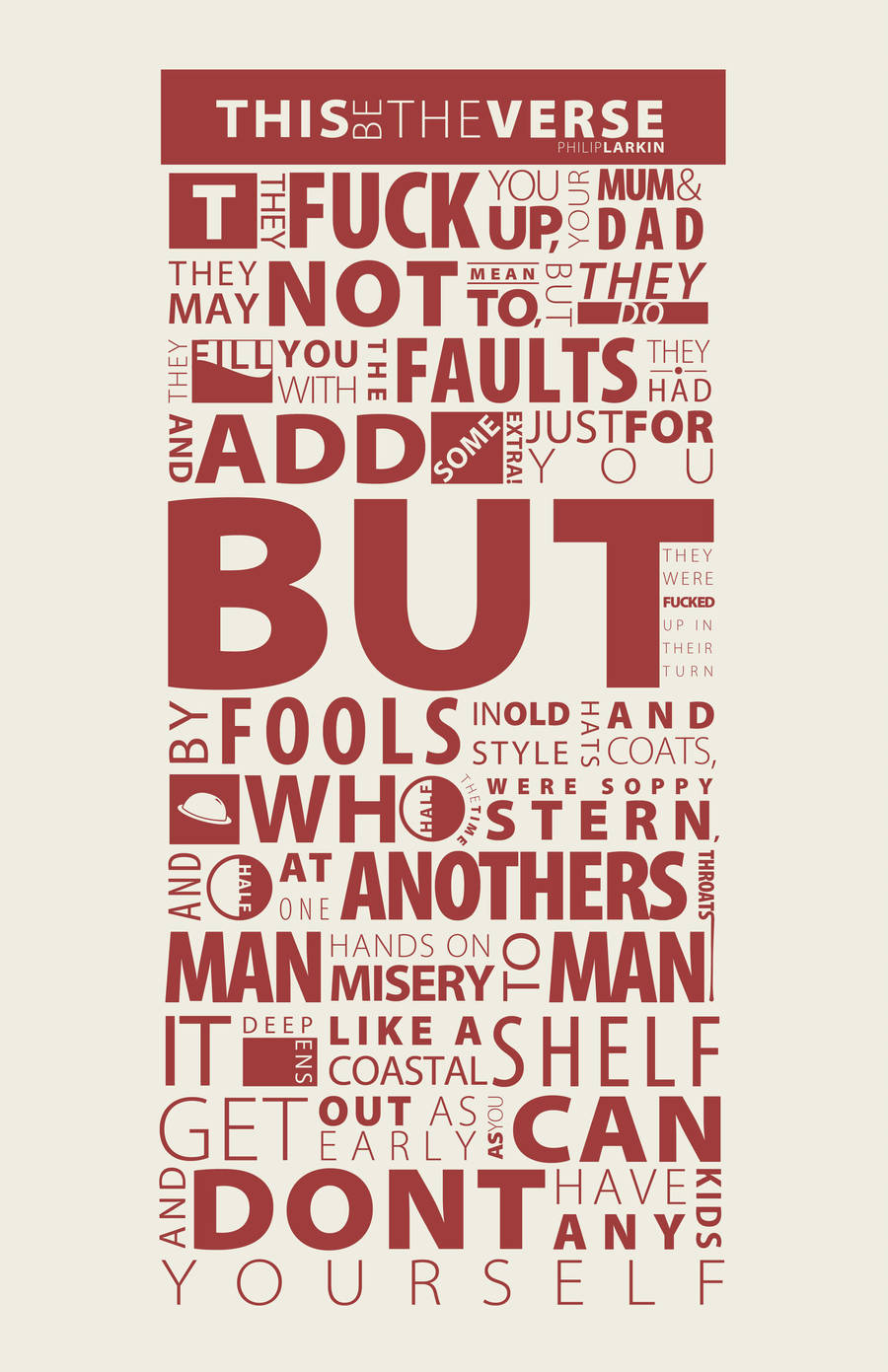This Be The Verse by rafejgoldberg