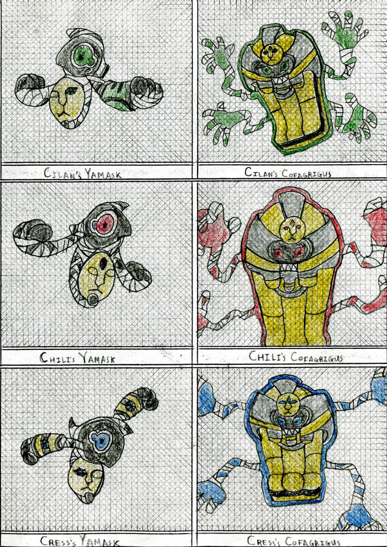 Pokemon Monster Dimension Sibling Mummy Pokemon by MJW1915 on DeviantArt