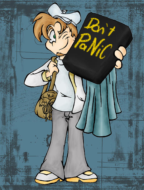 Ford and his Towel by DrewBlueberry
