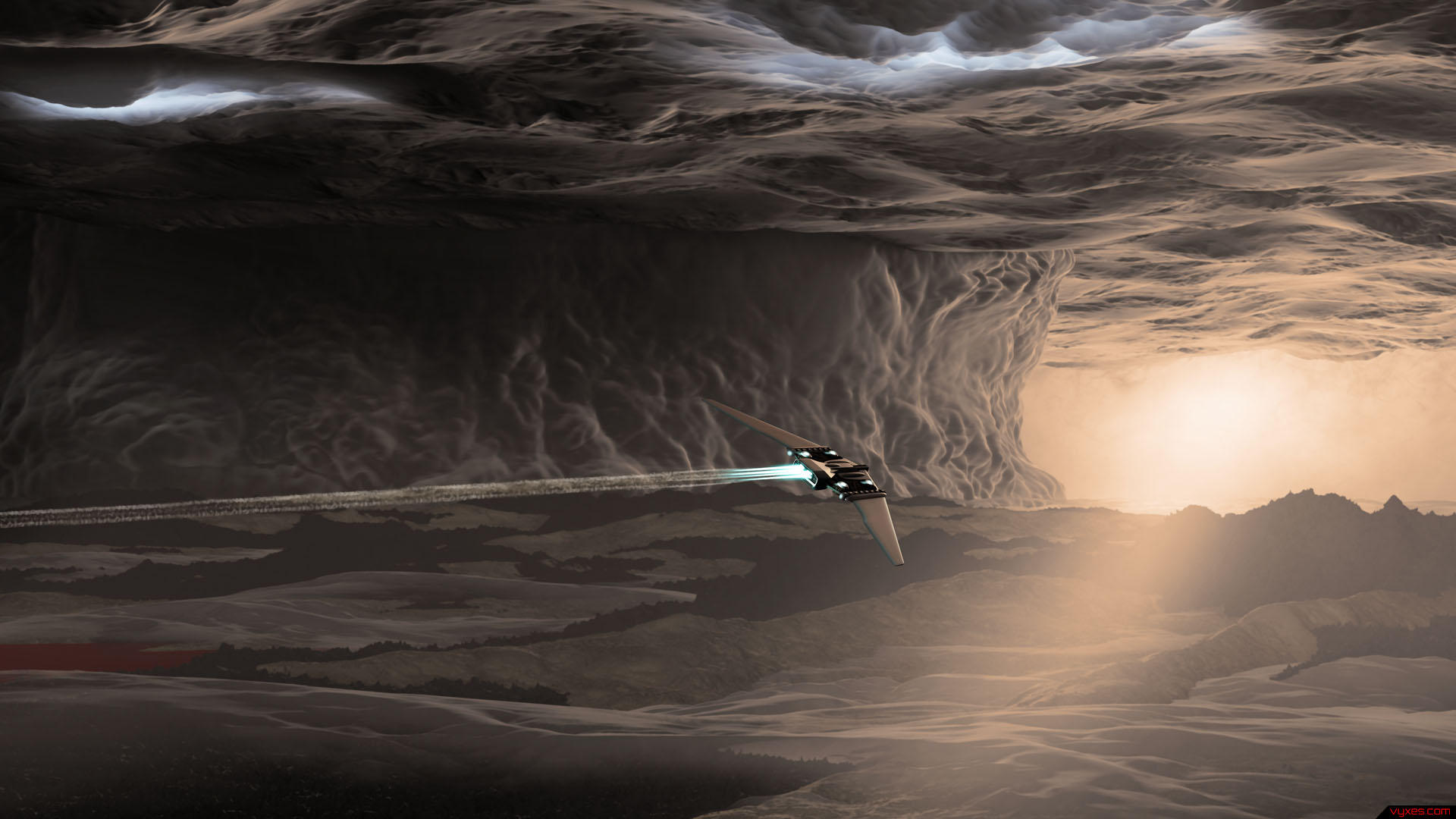 Arta #1 - Nomad Glides Across Incuso Scape by Vyxes
