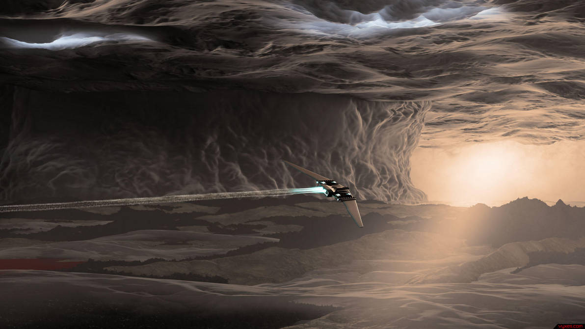Arta #1 - Nomad Glides Across Incuso Scape by Vyxes