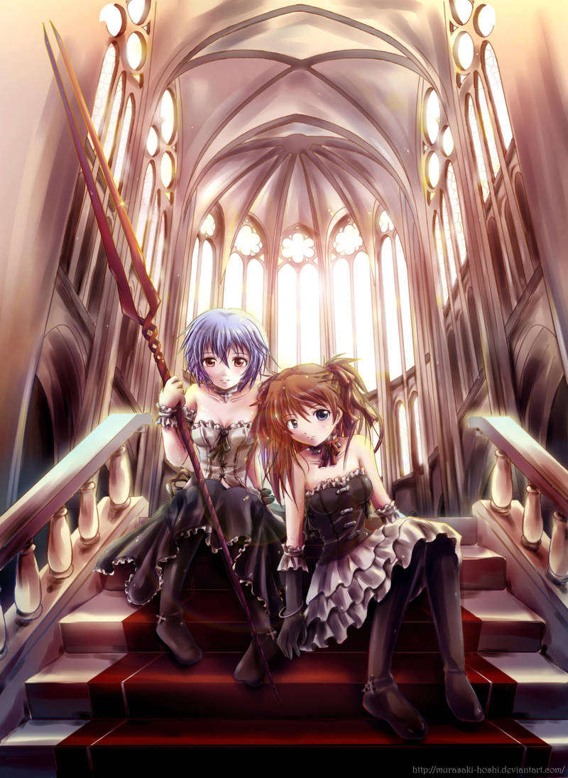 Rei + Asuka -gothic symphony- by Murasaki-Hoshi