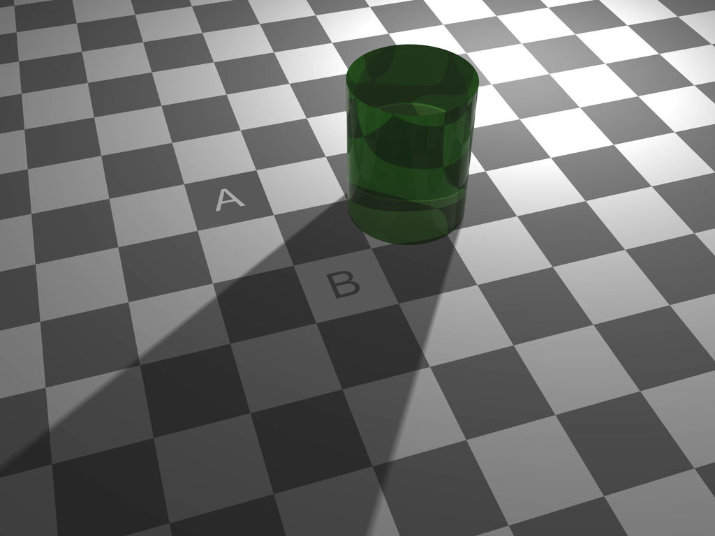 Checker shadow illusion by butisit