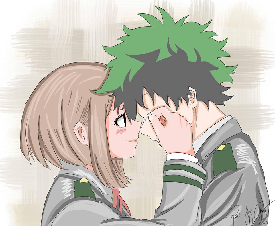 Uraraka X deku by ruxxgarmayruxx on DeviantArt.