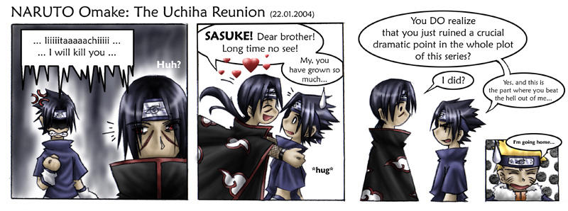 Naruto - The Uchiha Reunion by sora-ko