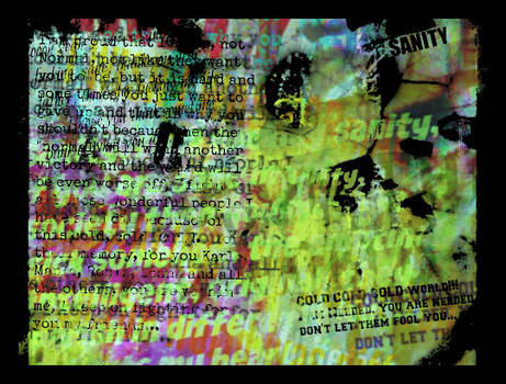 Dirty Letter Unsanity my Head Hurts by MushroomBrain