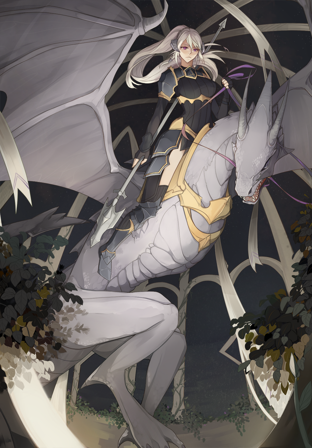 Lady Emvesser The Wyvern Lord by BlackBunii