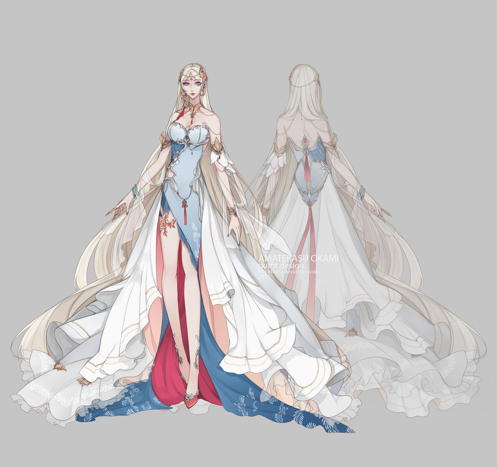 Outfit Design : Ameratsu Okami by BlackBunii