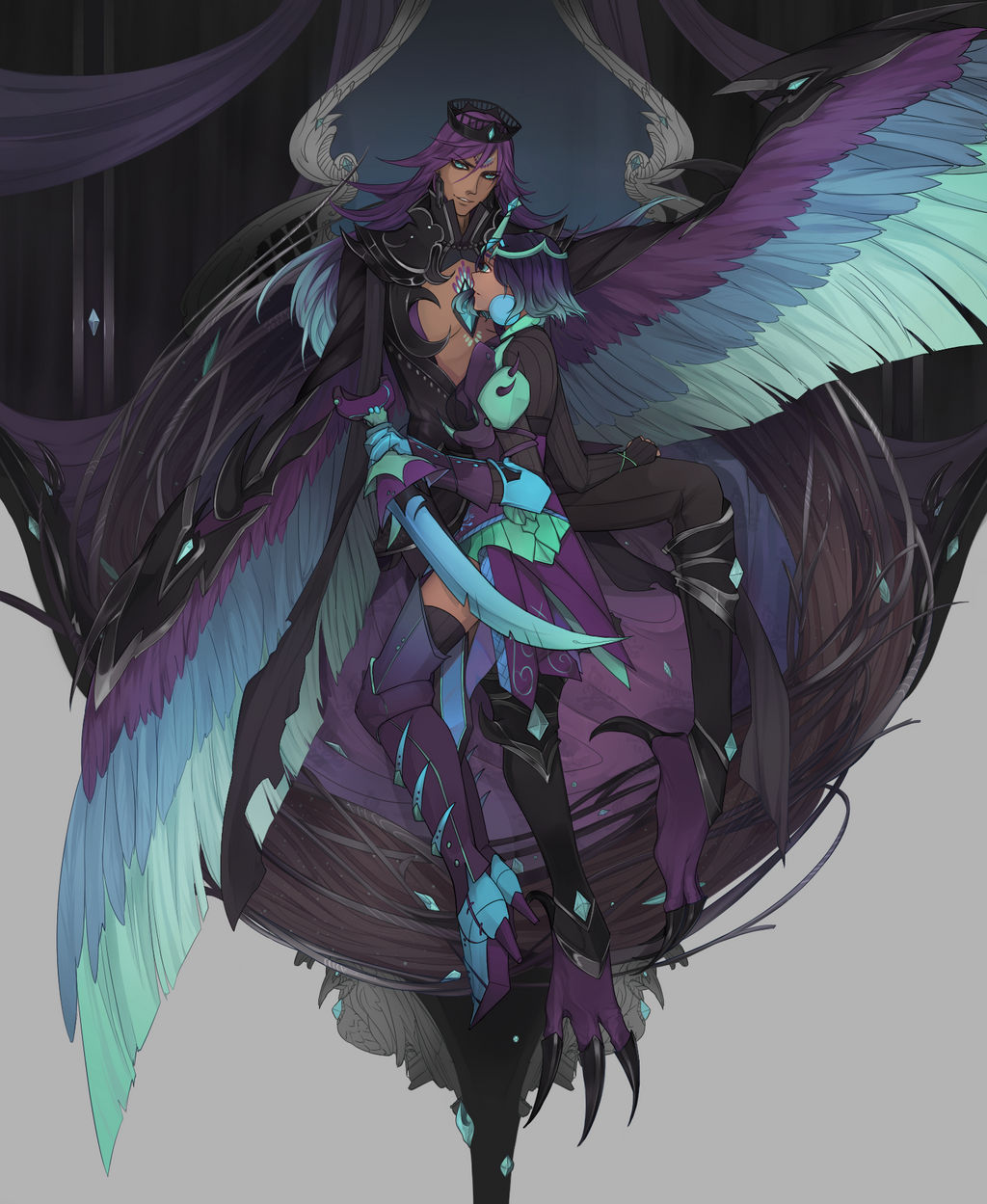 Harpy Devotion by BlackBunii