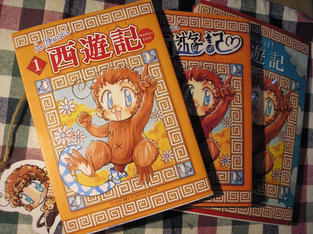 A l'Ouest! SAIYUKI books! by daichikawacemi