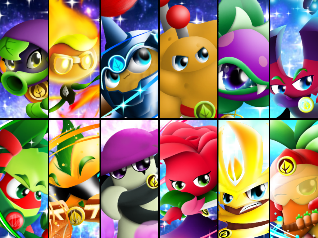 PvZ Heroes All Plant Heroes FanArt summary by JackieWolly on DeviantArt