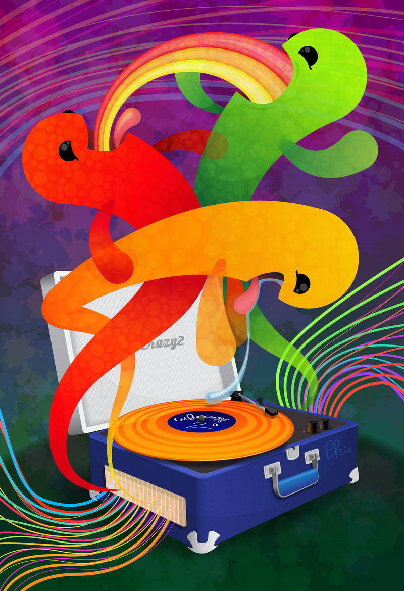 Vinyl Visitors by cubecrazy2