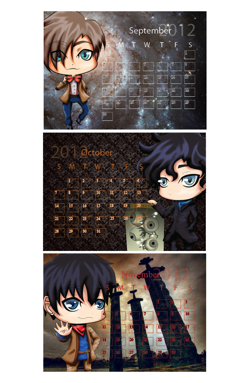 Calendar Sample work by whitekingdomangel on DeviantArt