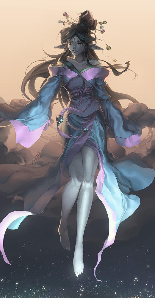 Commission - Luna by shilin