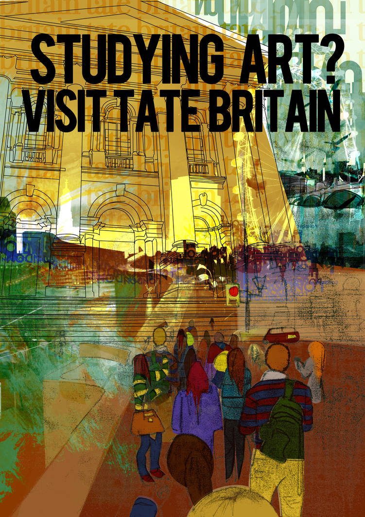 Tate Britain Poster Design 1 by JAMlE