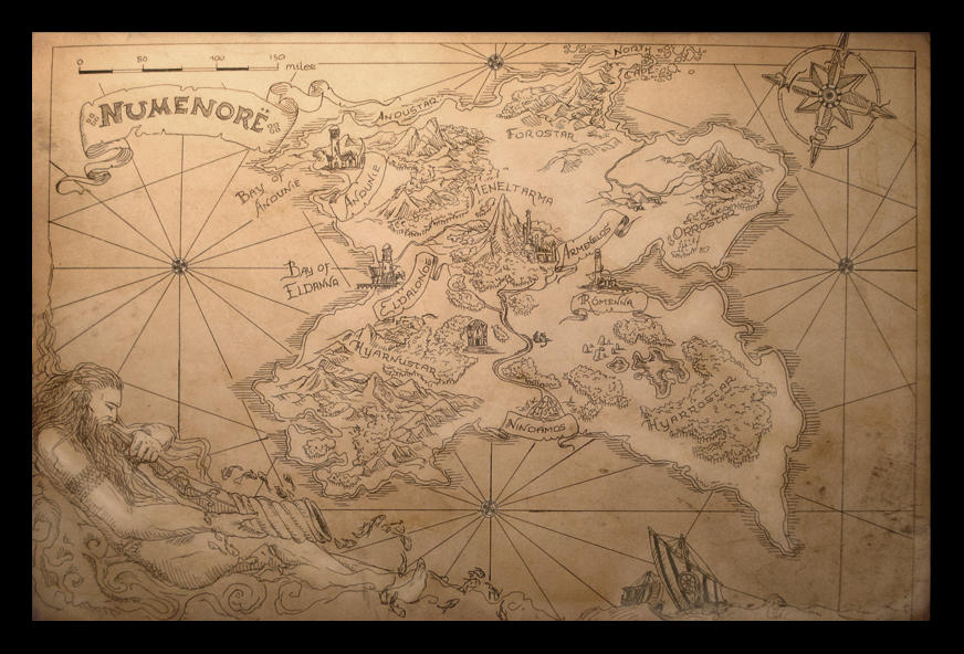 Numenore Map 2 by amegusa on DeviantArt
