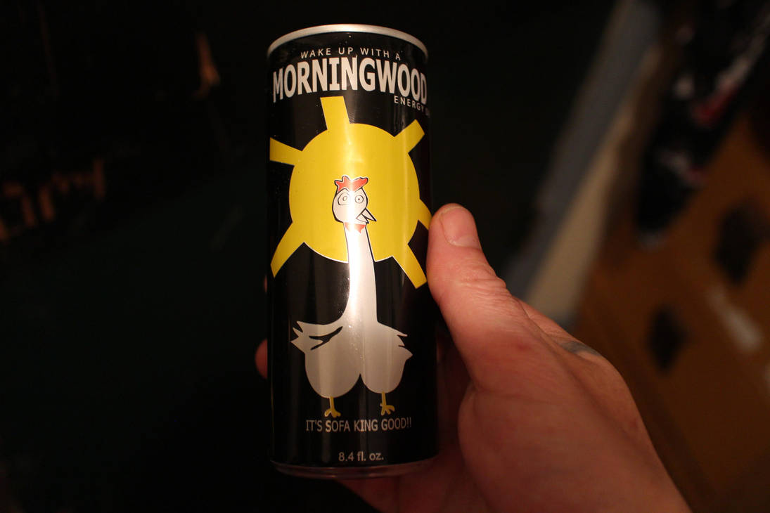 Morning Wood energy drink made in Bonney Lake WA. by Shamrocc on DeviantArt
