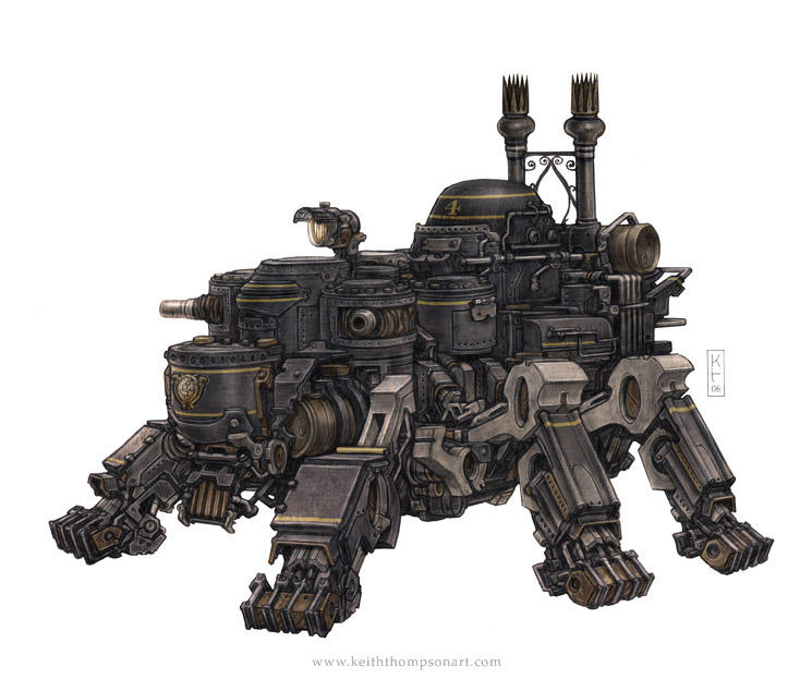 Steam Walker by Keithwormwood