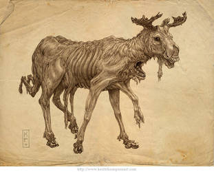 Nuked Moose by Keithwormwood