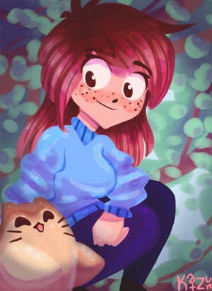 Sarah Y Pudge Watercolor by Katzun Sarah Y Pudge Watercolor by Katzun