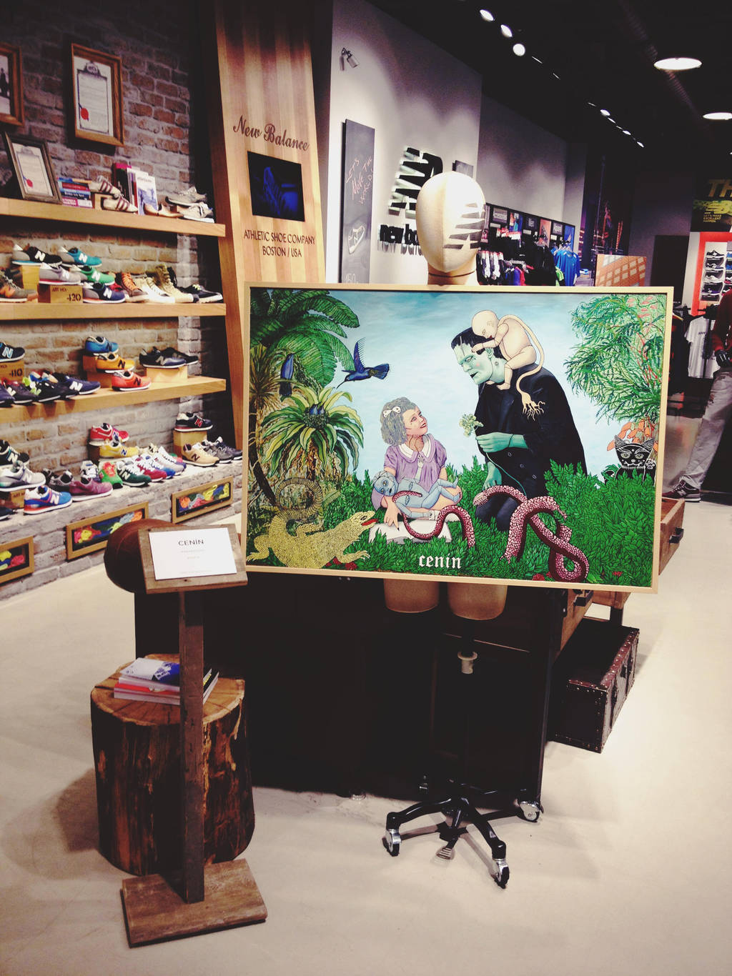 Frankeden in New Balance shop at Zorlu Center by selfregion