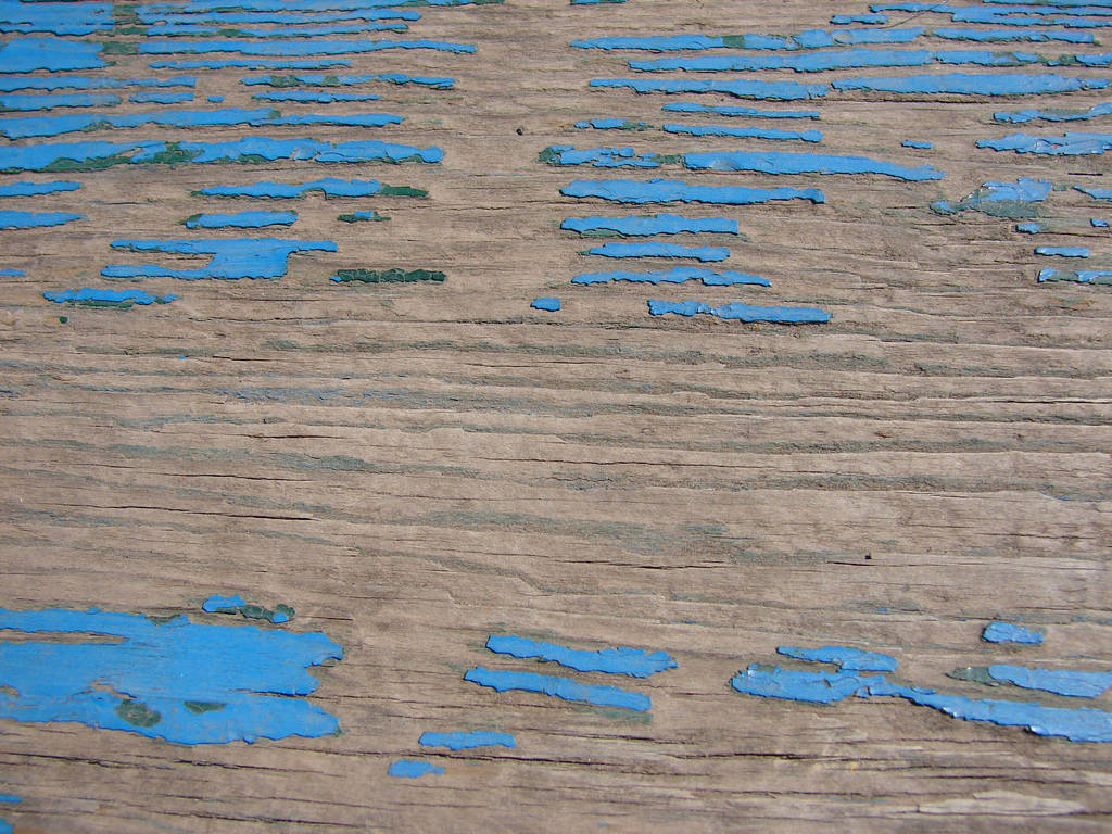 Chipped Blue Paint Texture by FantasyStock