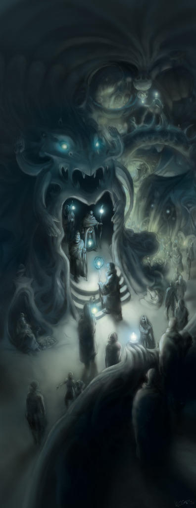Exalted Third Edition RPG: Underground City by leeoconnor