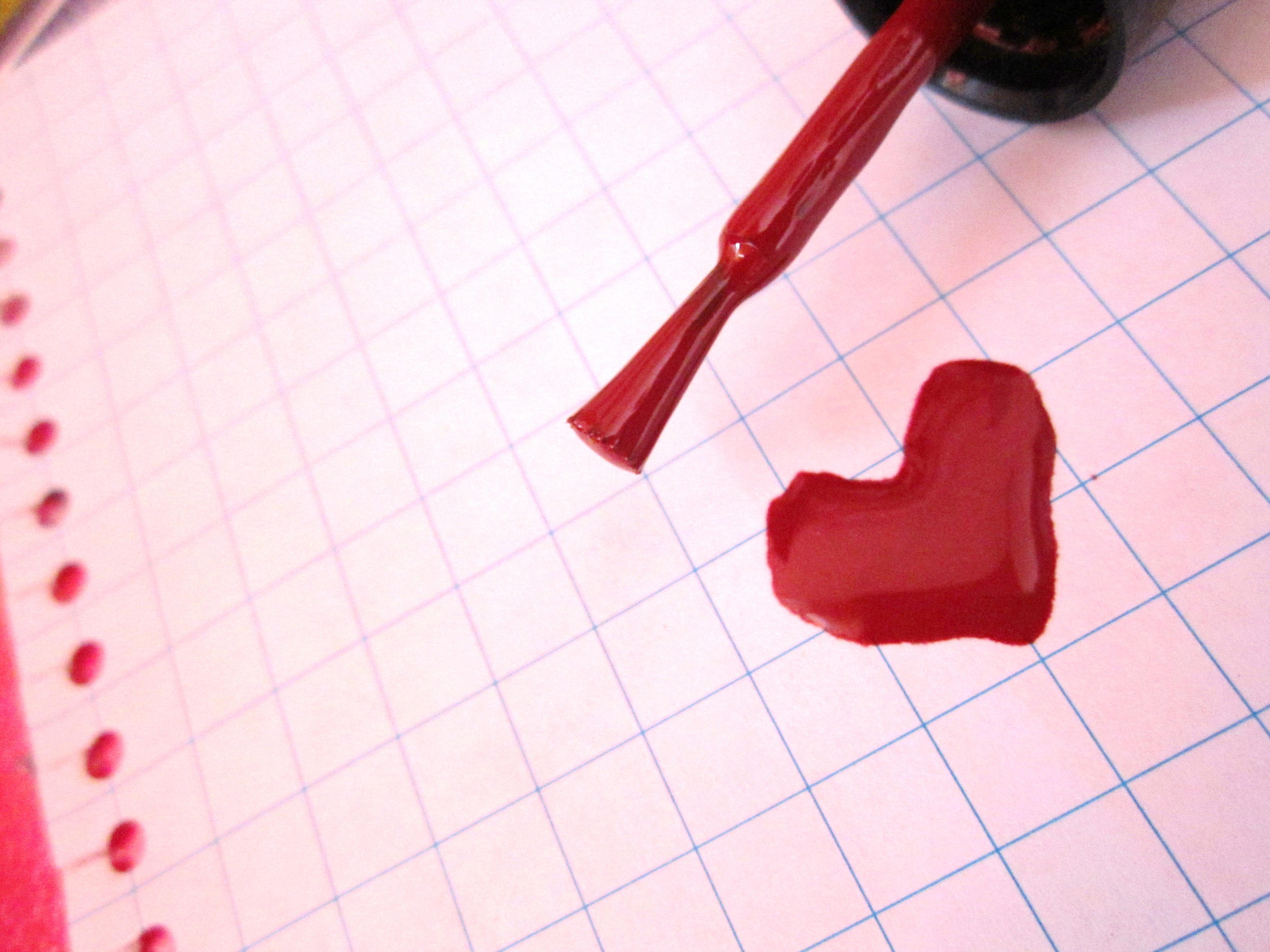 Nail polish heart by piritajenna on DeviantArt