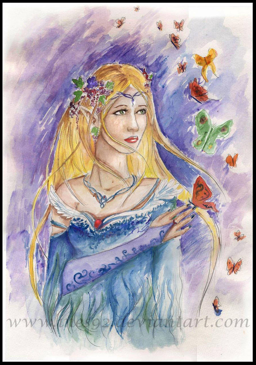 Elven portrait by Ines92