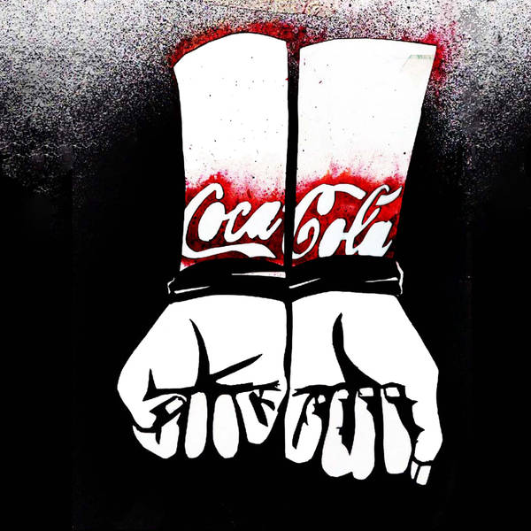 Anti- Coca- Cola Stencil by myspeedofdark
