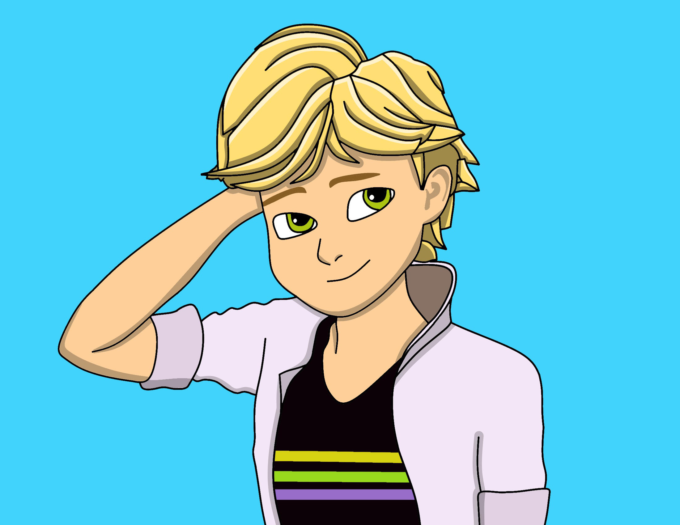 Adrien Fanart by JackHammer86