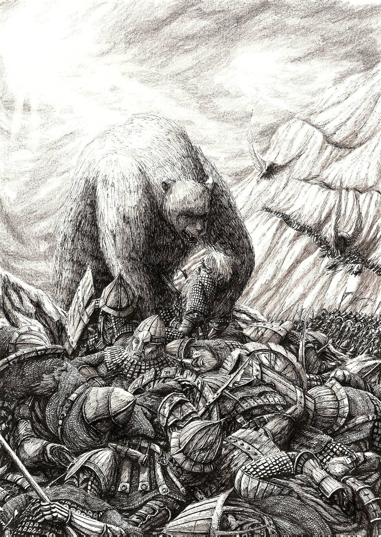 Beorn Finds Thorin by Tulikoura