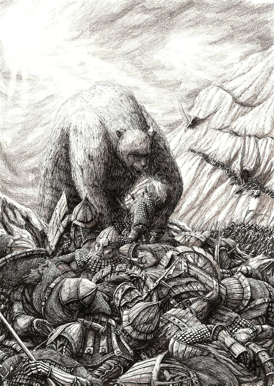 Beorn Finds Thorin by Tulikoura
