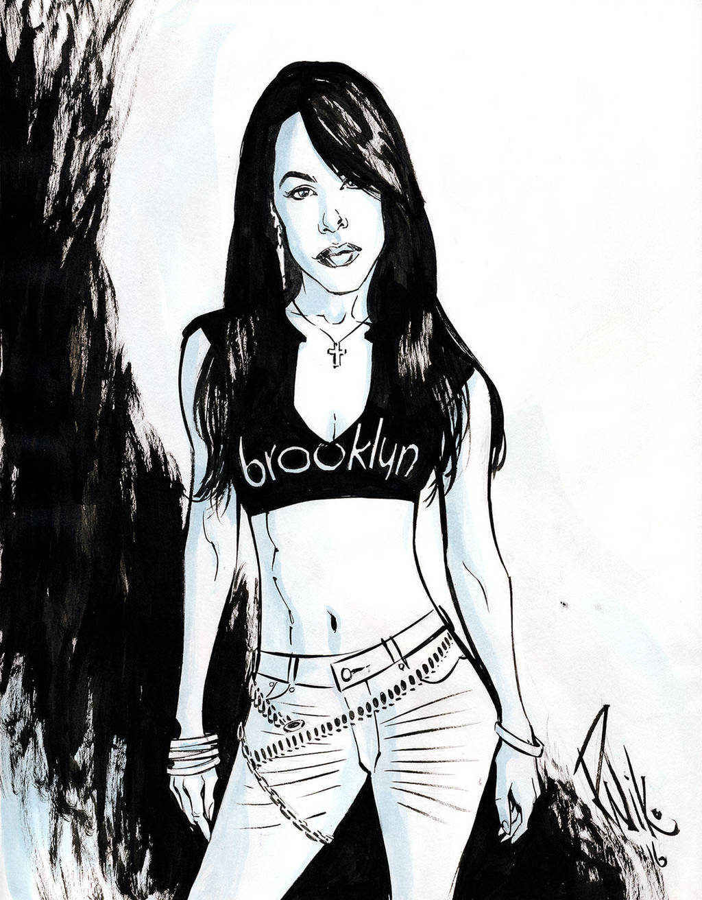 Aaliyah for Kickstarter Backer by RobNiko
