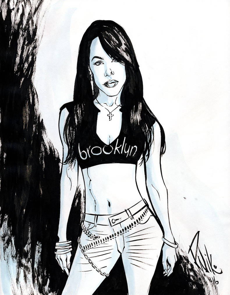 Aaliyah for Kickstarter Backer by RobNiko