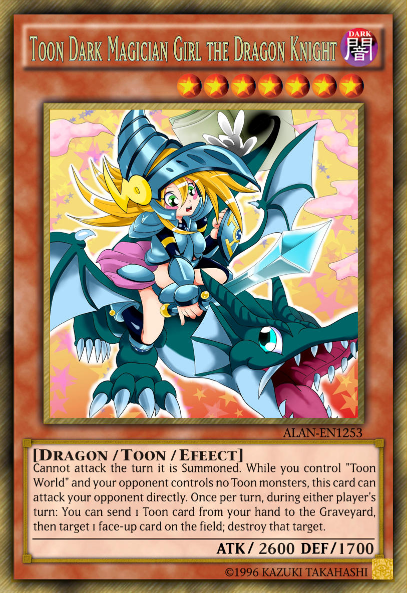 Toon Dark Magician Girl the Dragon Knight by AlanMac95 on DeviantArt