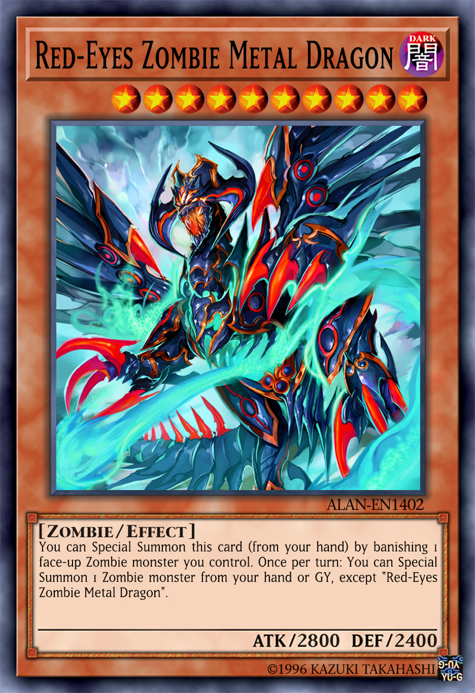 RedEyes Zombie Metal Dragon by AlanMac95 on DeviantArt