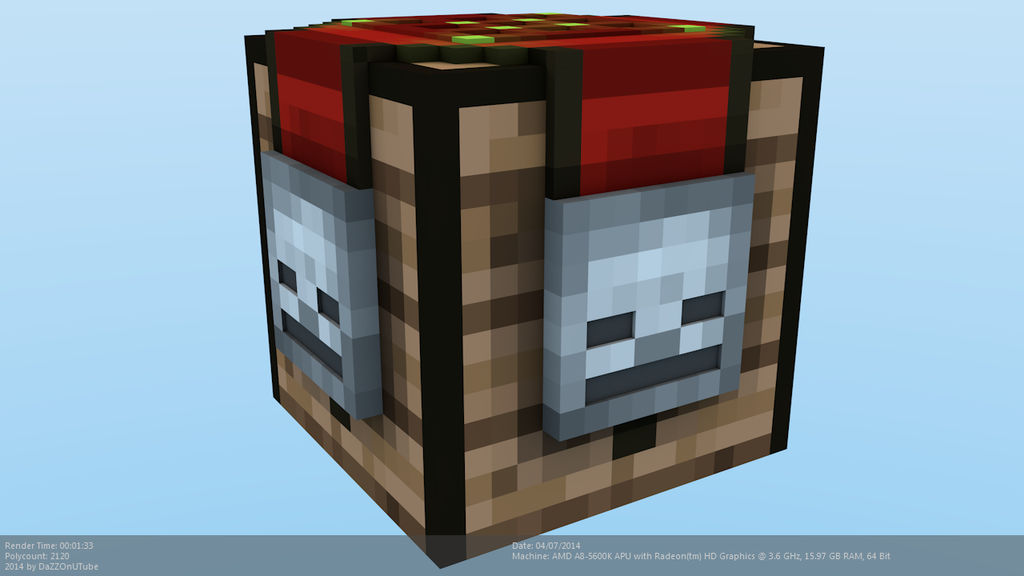 Minecraft Uncrafting Bench Model by CraftDAnimation