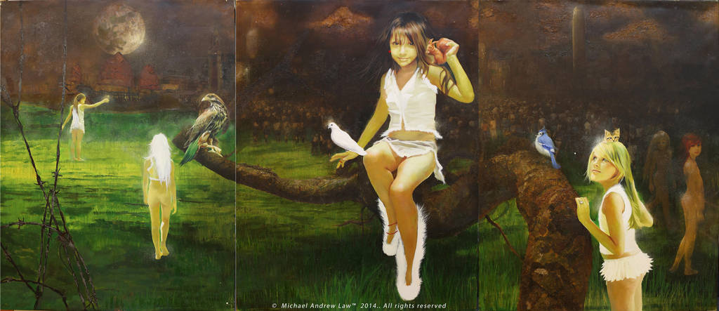 Pale Hair Girls : The Armageddon Childs by michaelandrewlaw