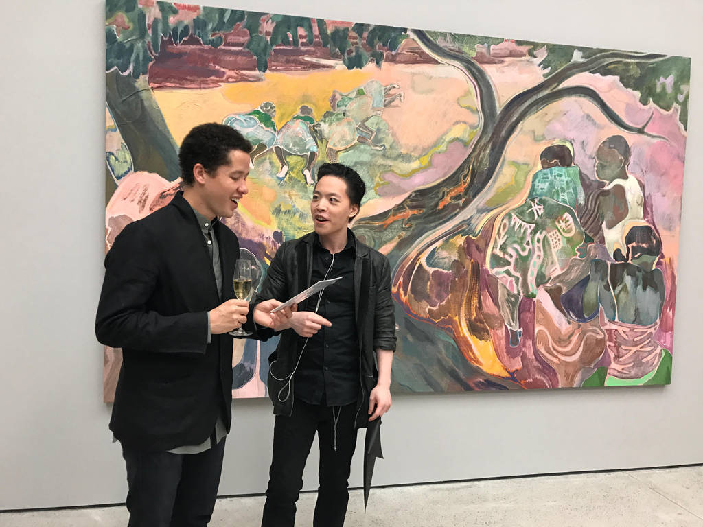 Michael Andrew Law meets with Michael Armitage 1 by michaelandrewlaw