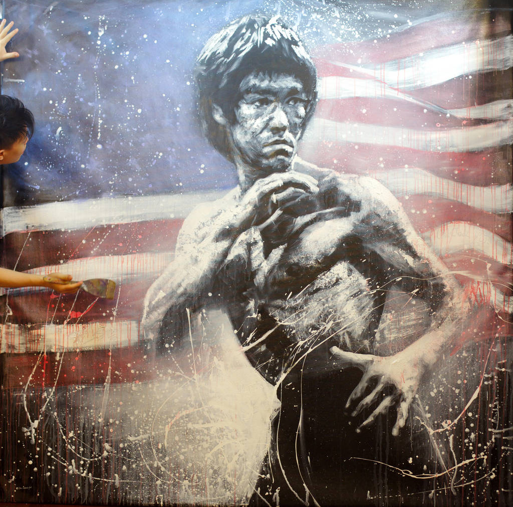 RED WHITE and BRUCE LEE by Law Cheuk Yui by michaelandrewlaw