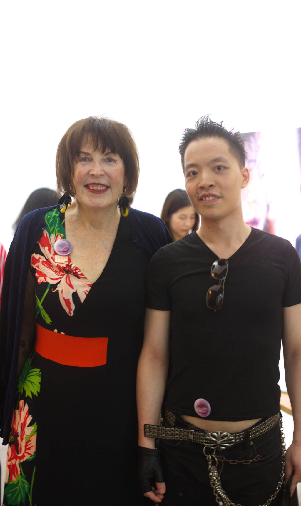 Michael Andrew Law Cheuk Yui meet Marilyn Minter 1 by michaelandrewlaw