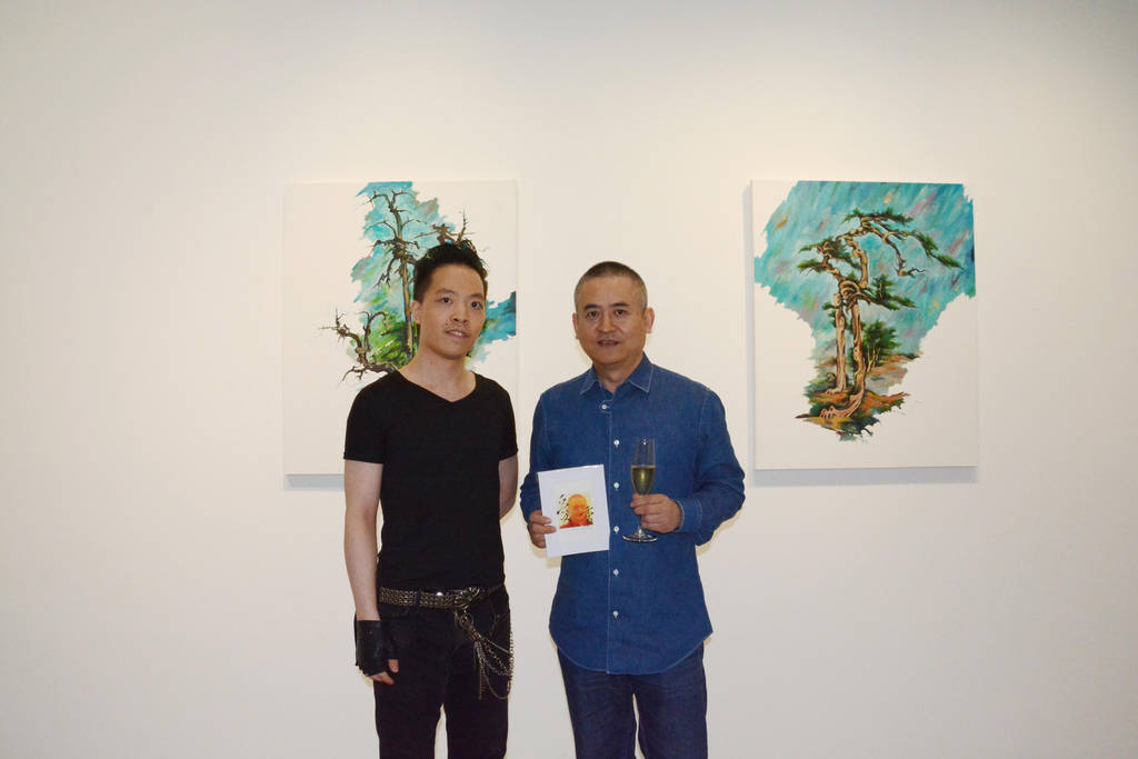 Michael Andrew Law Cheuk Yui and Zeng Fanzhi art by michaelandrewlaw
