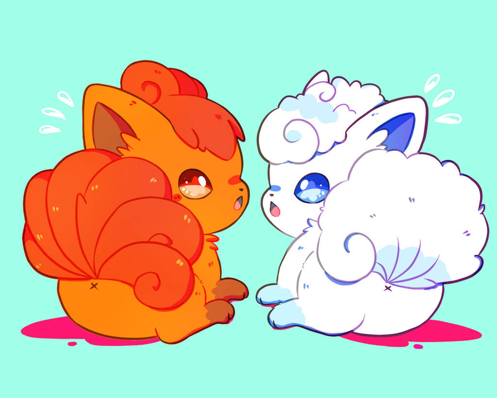 Vulpix and Vulpix Alola Form by Butapokko on DeviantArt