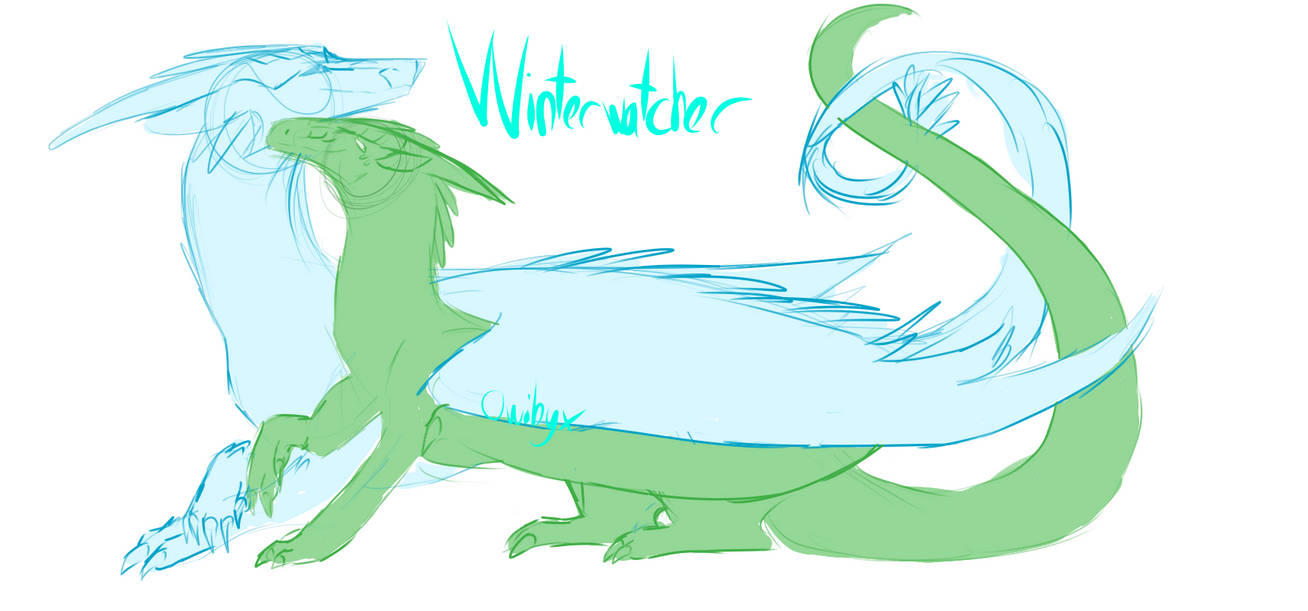 Winterwatcher Sketch | Wings of Fire by Owibyx Winterwatcher Sketch | Wings of Fire by Owibyx