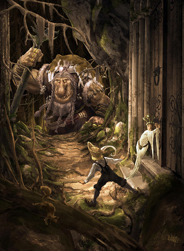 Escape from the Mountain Hall by Minnhagen