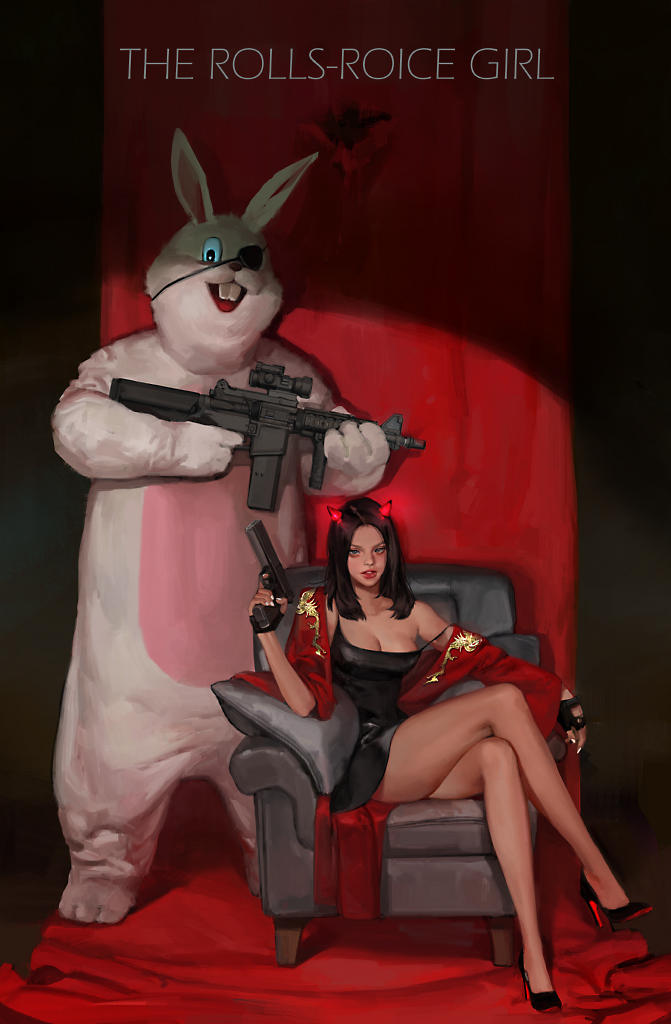 The Rolls Roice Girl by JUNGAHLEE