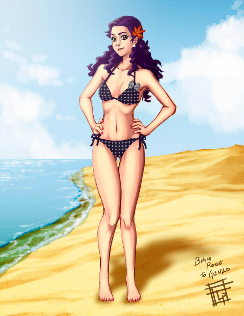 The Wanderer: Rose in Bikini by Bathiel