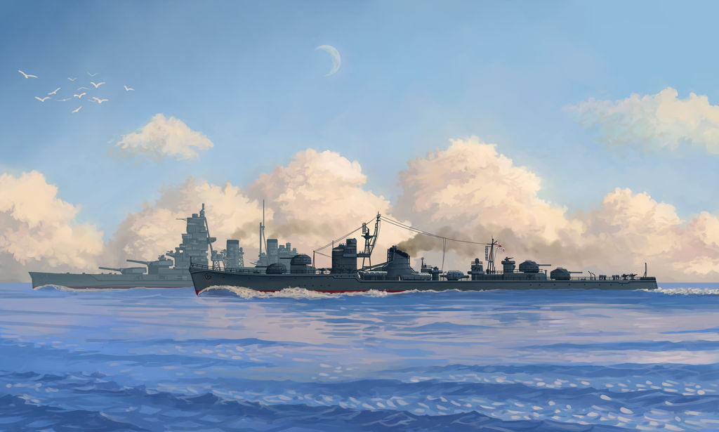Ijn Deviantart IJN destroyer Fuyutsuki by U-Joe on DeviantArt