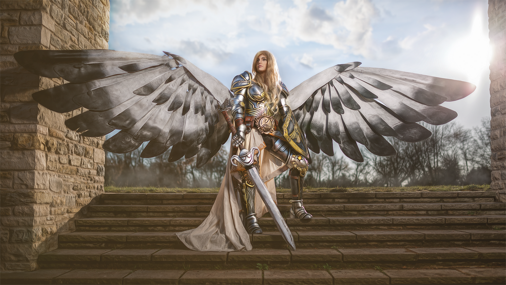 Magic: The Gathering Serra Angel Cosplay by LaraWegenaerArts